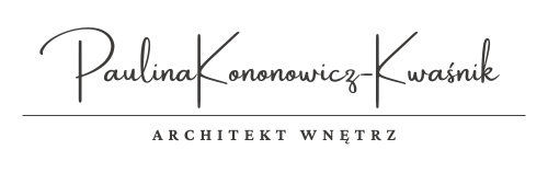 Logo architekt wnętrz Paulina Kononowicz-Kwaśnik