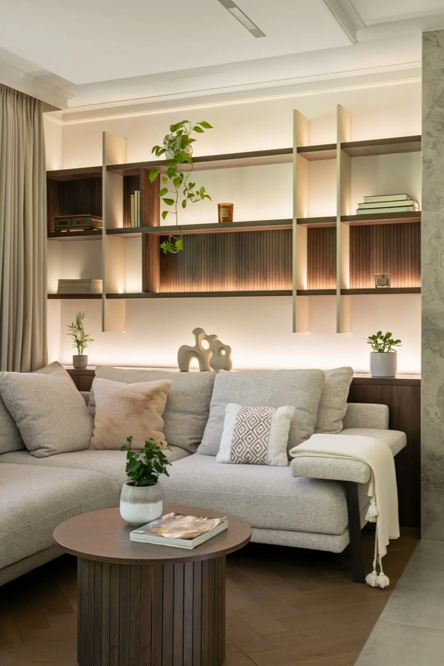 Projekt wnętrz domu modern classic